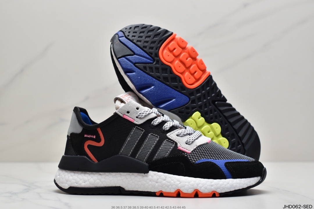 190 阿迪达斯Adidas Nite Jogger 2019 boost复古休闲运动跑鞋FZ3661