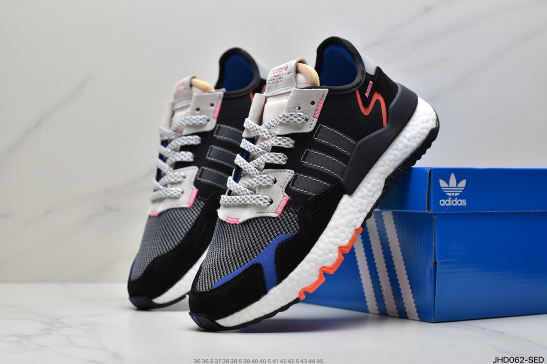 190 阿迪达斯Adidas Nite Jogger 2019 boost复古休闲运动跑鞋FZ3661