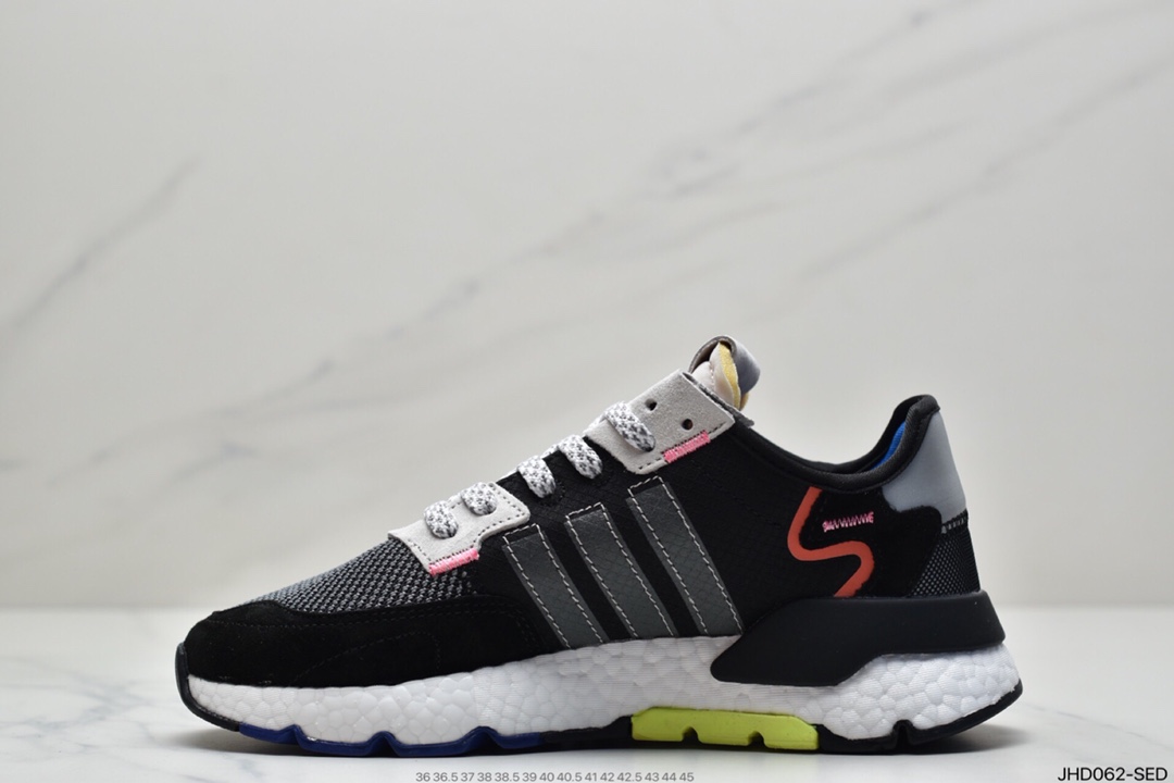 190 阿迪达斯Adidas Nite Jogger 2019 boost复古休闲运动跑鞋FZ3661