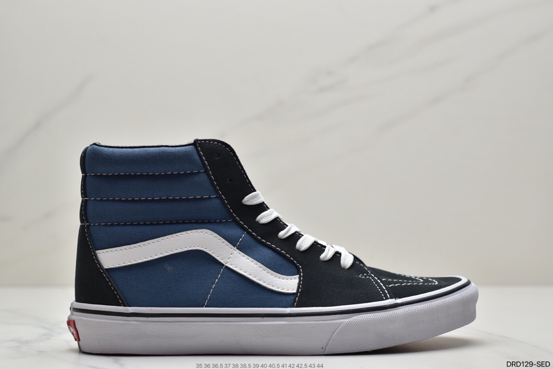 110 VANS万斯潮流男女鞋安纳海姆SK8-Mid Pro 撞色橙黑拼接中帮板鞋