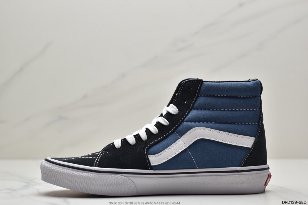 110 VANS万斯潮流男女鞋安纳海姆SK8-Mid Pro 撞色橙黑拼接中帮板鞋