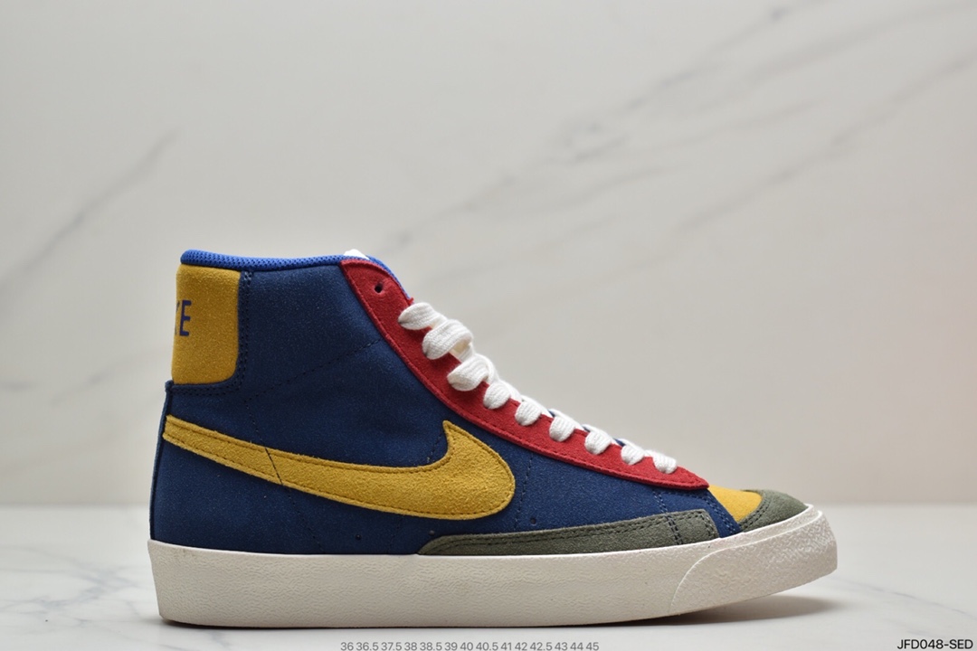 170 耐克Nike Blazer Mid ’1977 Vintage”Spider Web”经典开拓者高帮百搭休闲运动板鞋DC1929-001