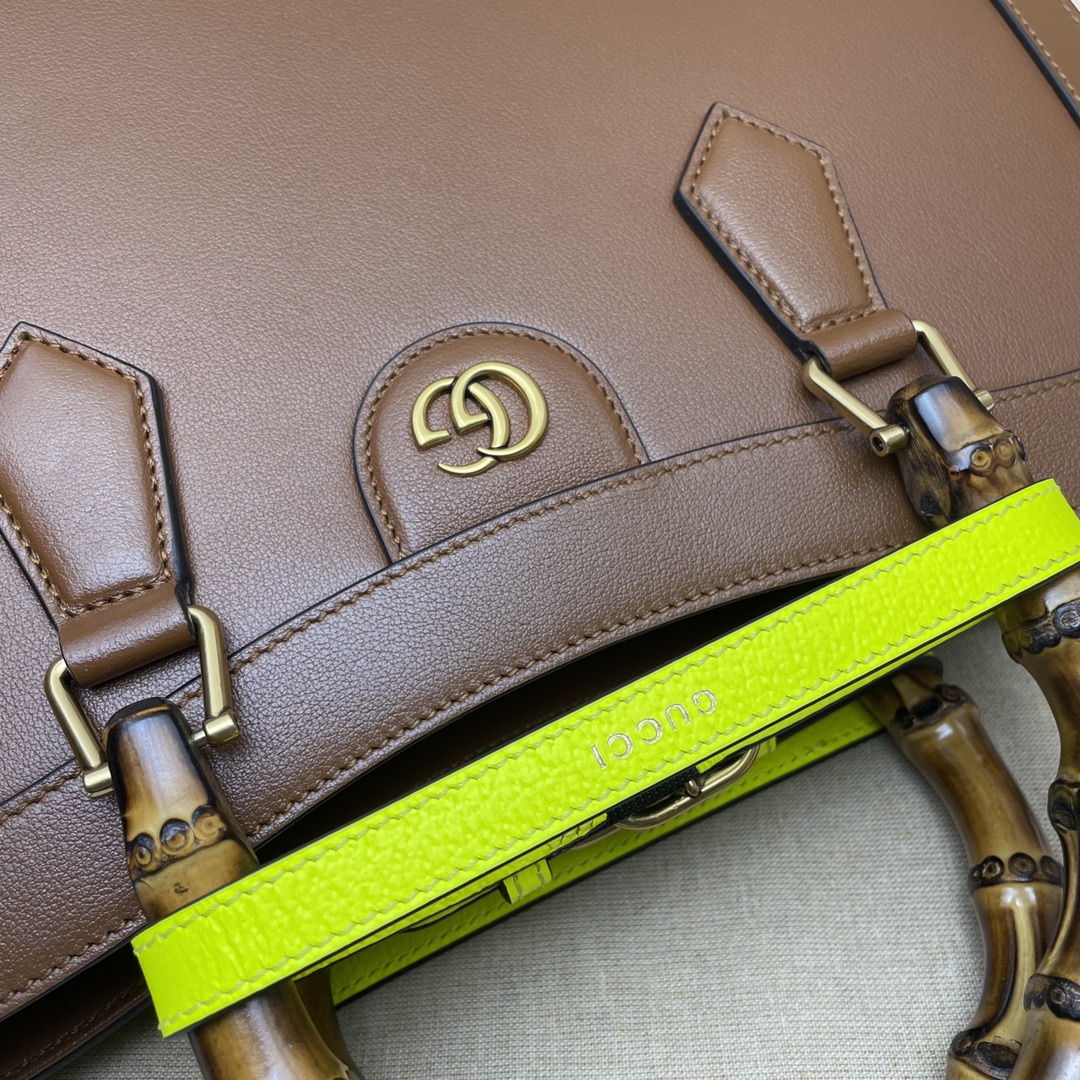 GUCCI古驰Diana竹节中号托特包655658