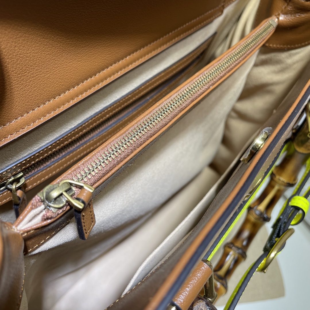 GUCCI古驰Diana竹节中号托特包655658