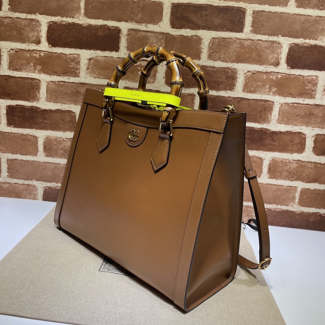 GUCCI古驰Diana竹节中号托特包655658