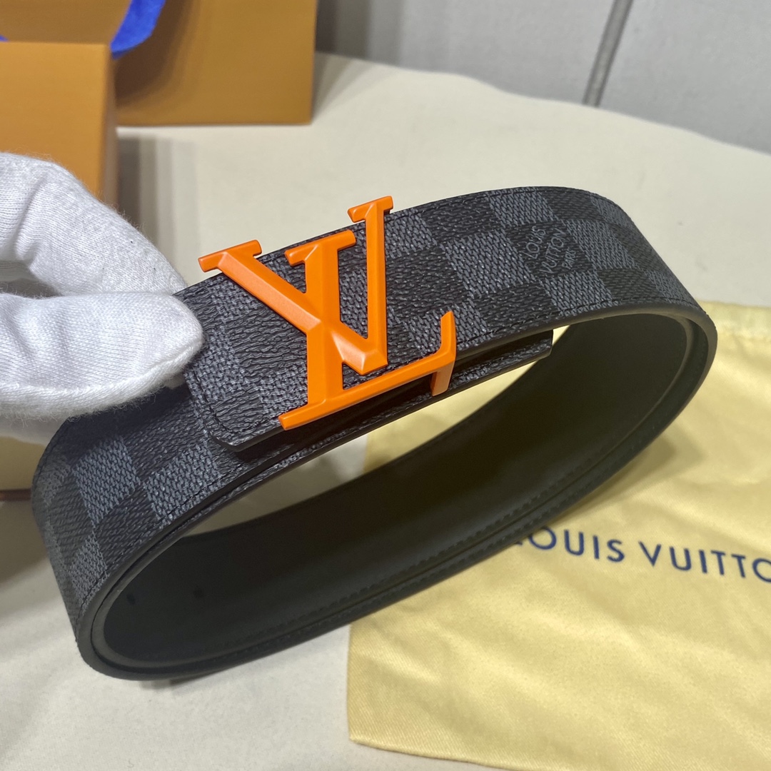 Louis Vuitton Belts Calfskin Cowhide