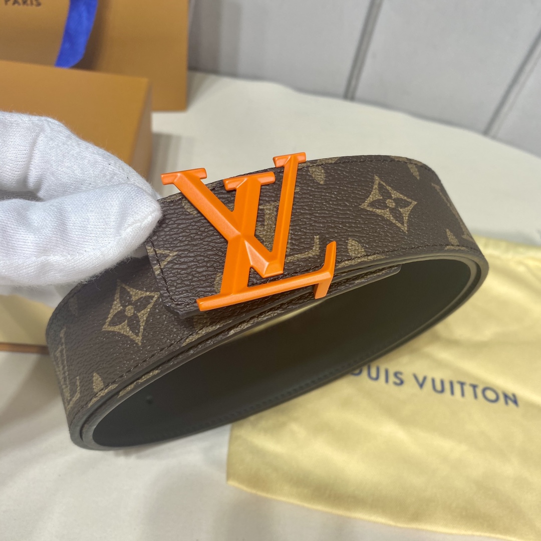 Louis Vuitton Belts Calfskin Cowhide