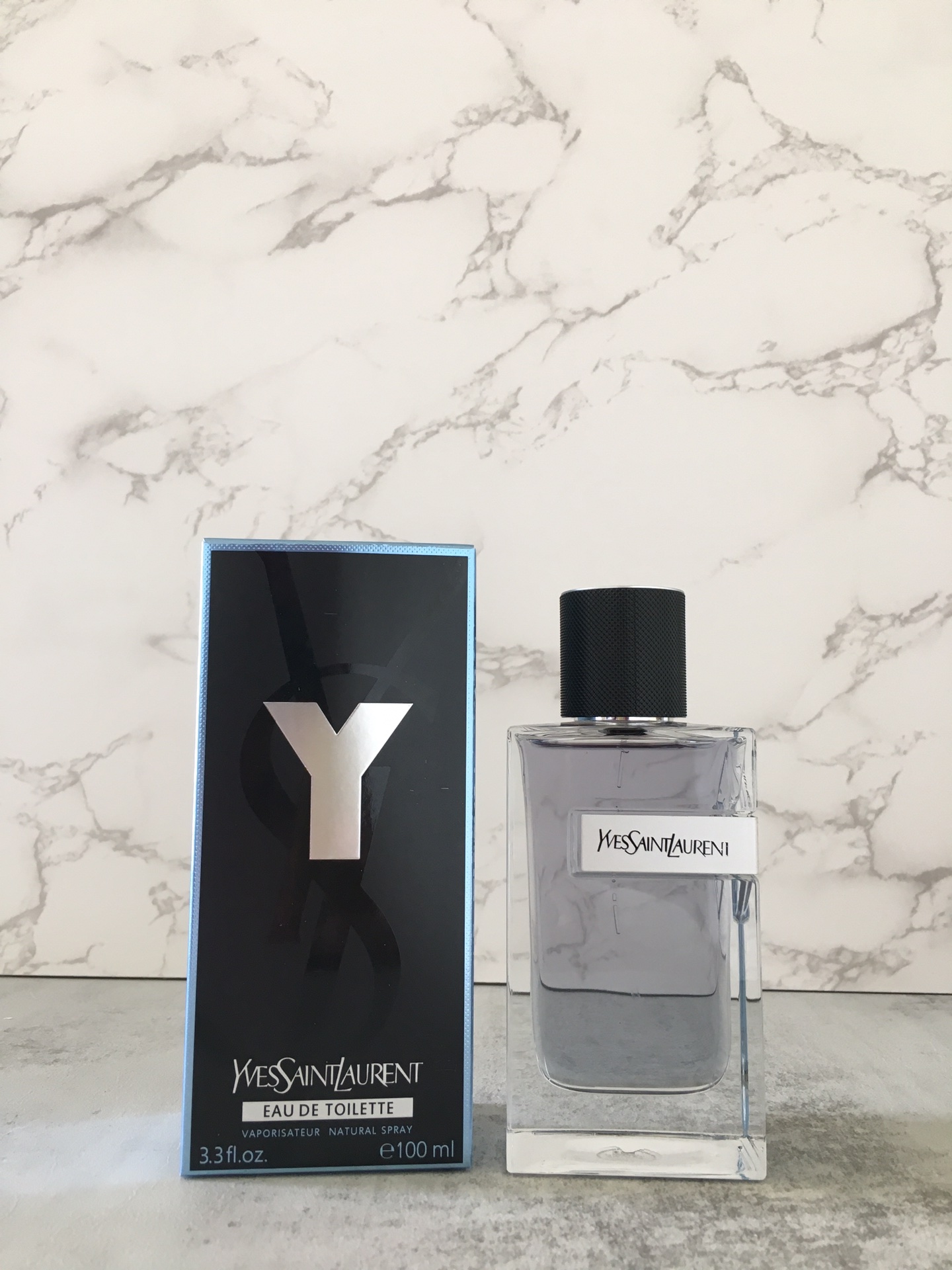 Yves Saint Laurent Perfume Blue White Men