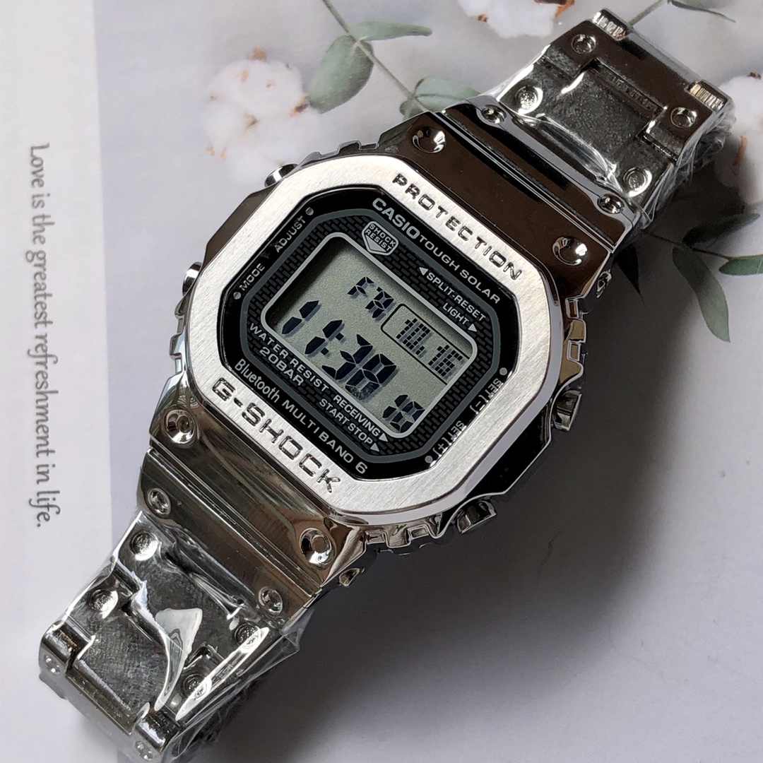 130 卡西欧G-SHOCK GMW-B5000系列 时百尚搭的电子表