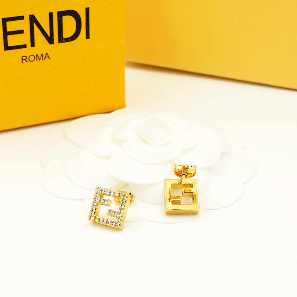 Fendi Haute Joaillerie Fine Jewelry Earrings Necklace Ring Ref 2