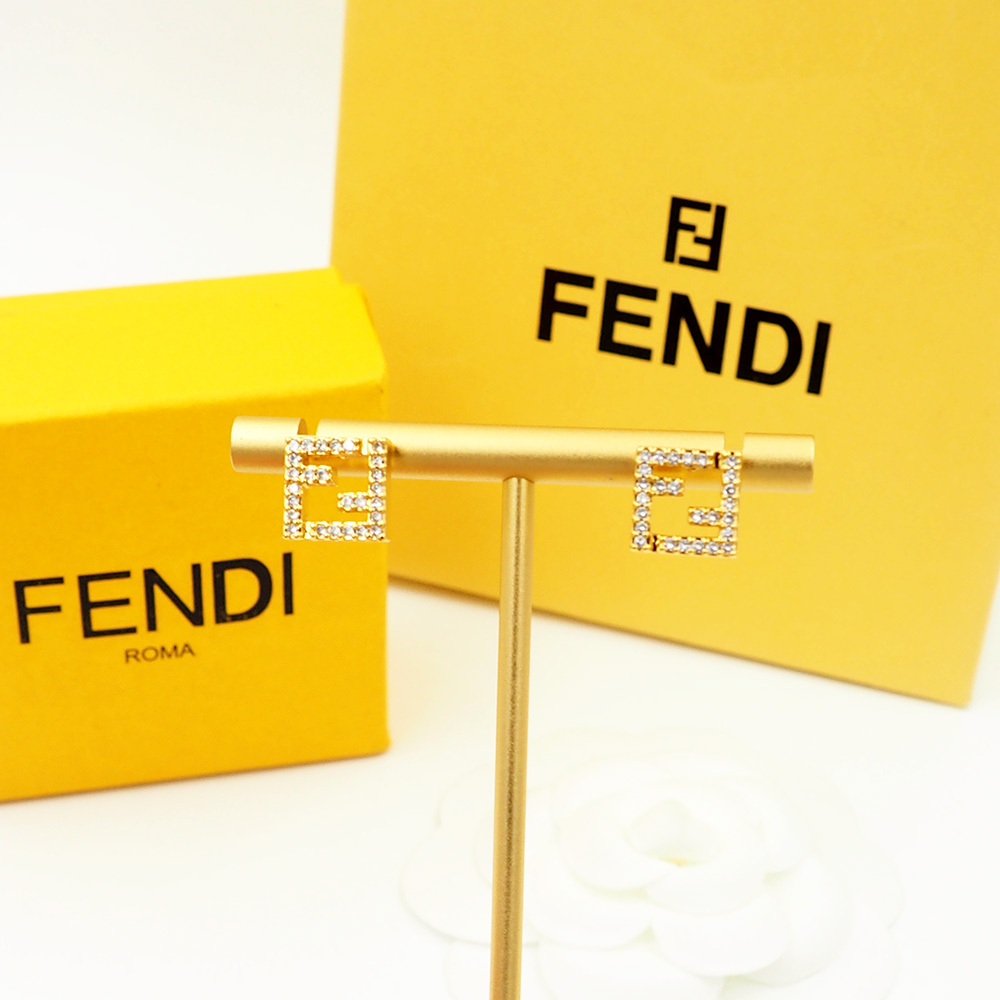 Fendi Haute Joaillerie Fine Jewelry Earrings Necklace Ring Ref 3