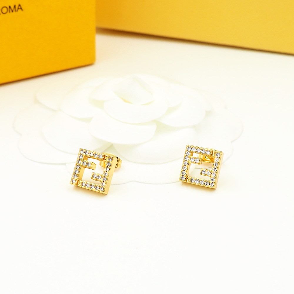 Fendi Haute Joaillerie Fine Jewelry Earrings Necklace Ring Ref 4