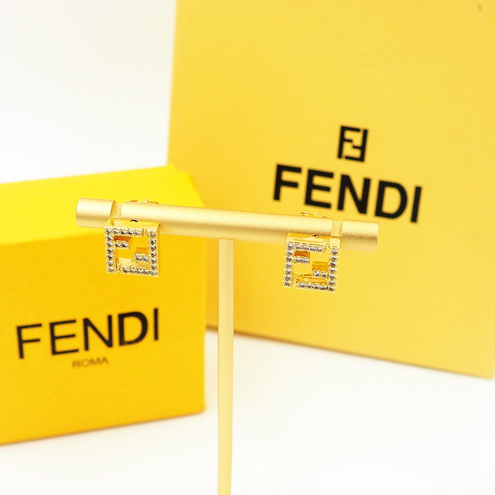 Fendi Haute Joaillerie Fine Jewelry Earrings Necklace Ring Ref 7