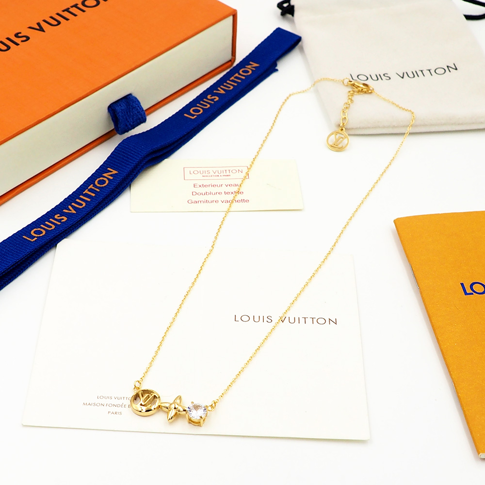 Louis Vuitton lv项链单钻四叶草项链Petit