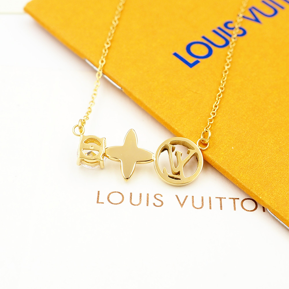 Louis Vuitton lv项链单钻四叶草项链Petit