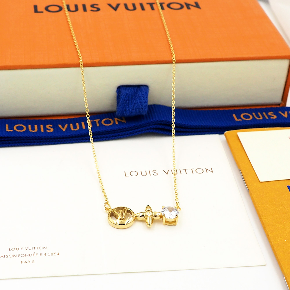 Louis Vuitton lv项链单钻四叶草项链Petit