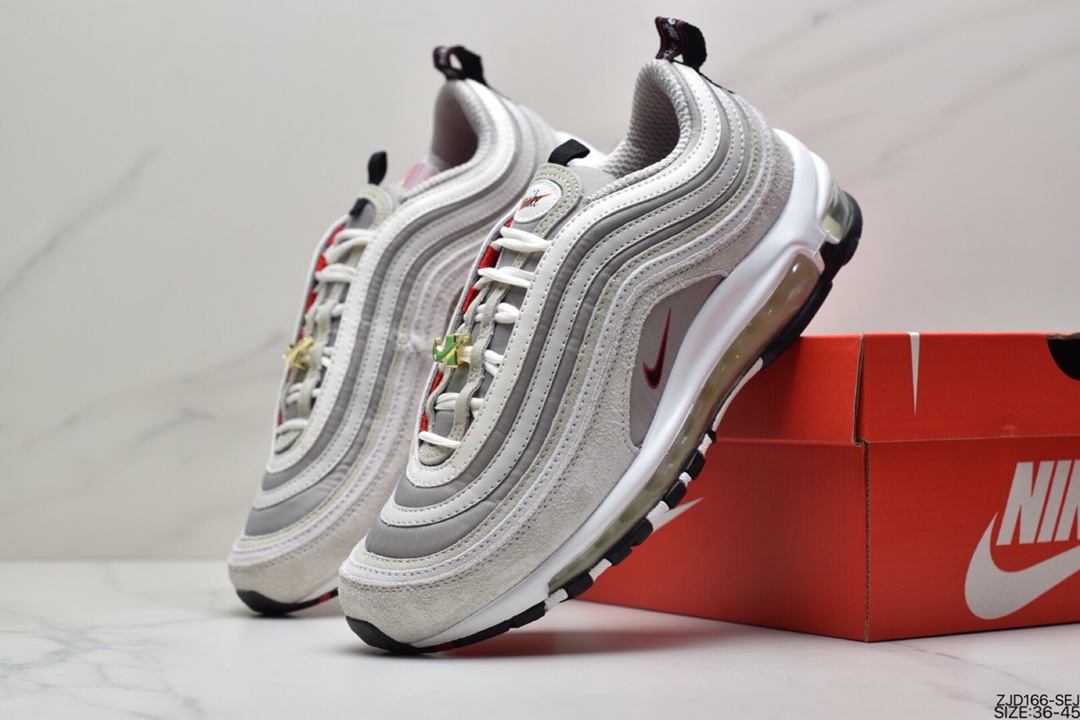 240 耐克NIKE Air Max 97 灰红 db0246-001