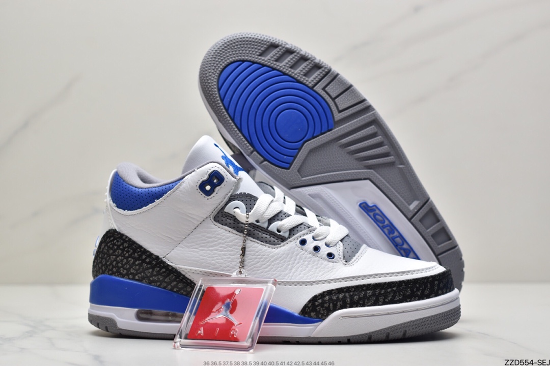 250 乔丹Air Jordan 3 AJ3代中帮复古休闲运动文化篮球鞋CT8532