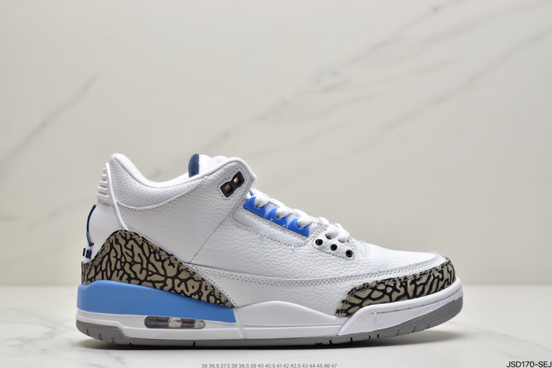 200 乔丹Air Jordan 3 AJ3代中帮复古休闲运动文化篮球鞋CT8532