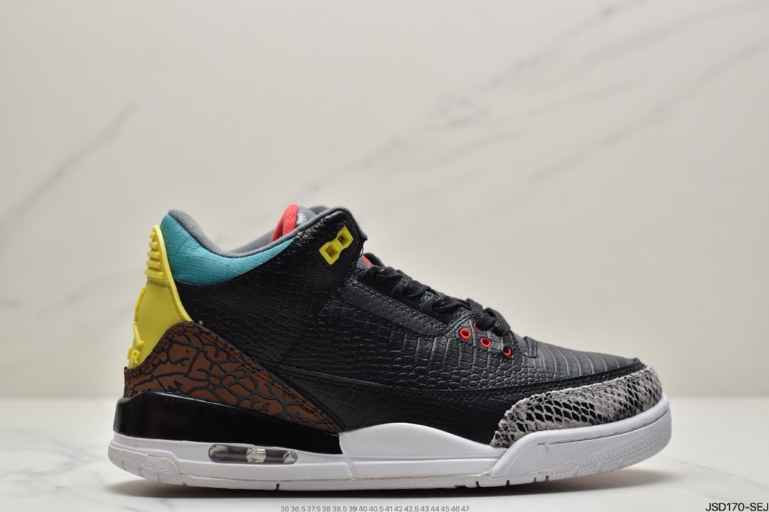 200 乔丹Air Jordan 3 AJ3代中帮复古休闲运动文化篮球鞋CT8532