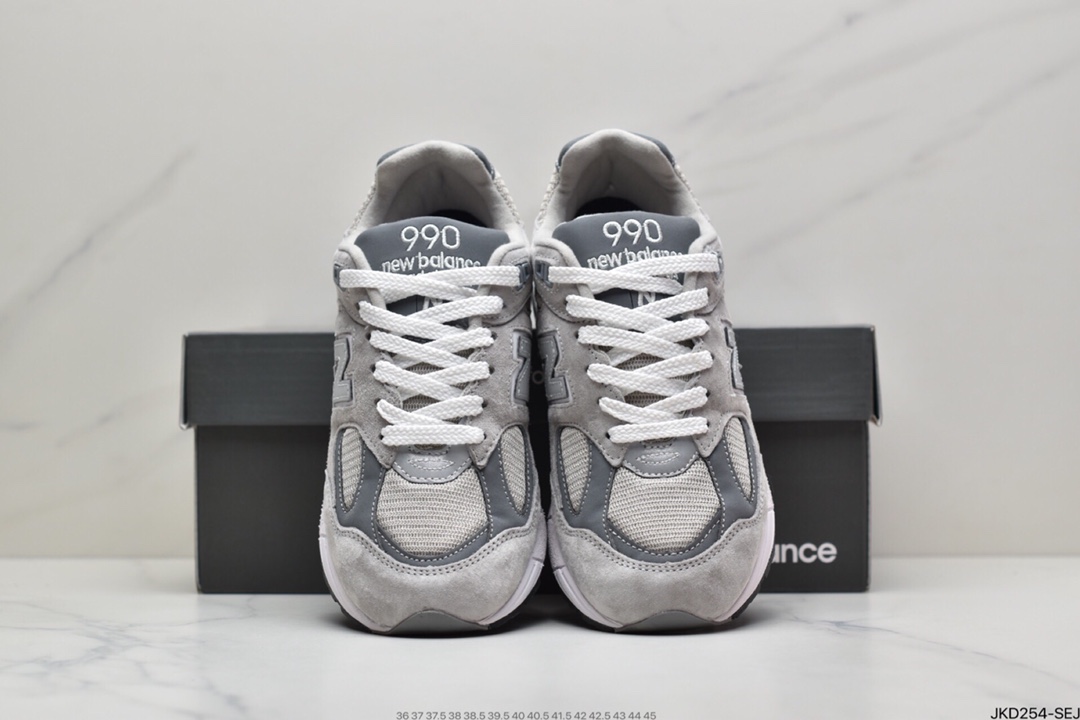 160 NB新百伦New Balance 990v2高端美产系列经典复古休闲运动慢跑鞋 M990BK2 M990GR2 M990NV2