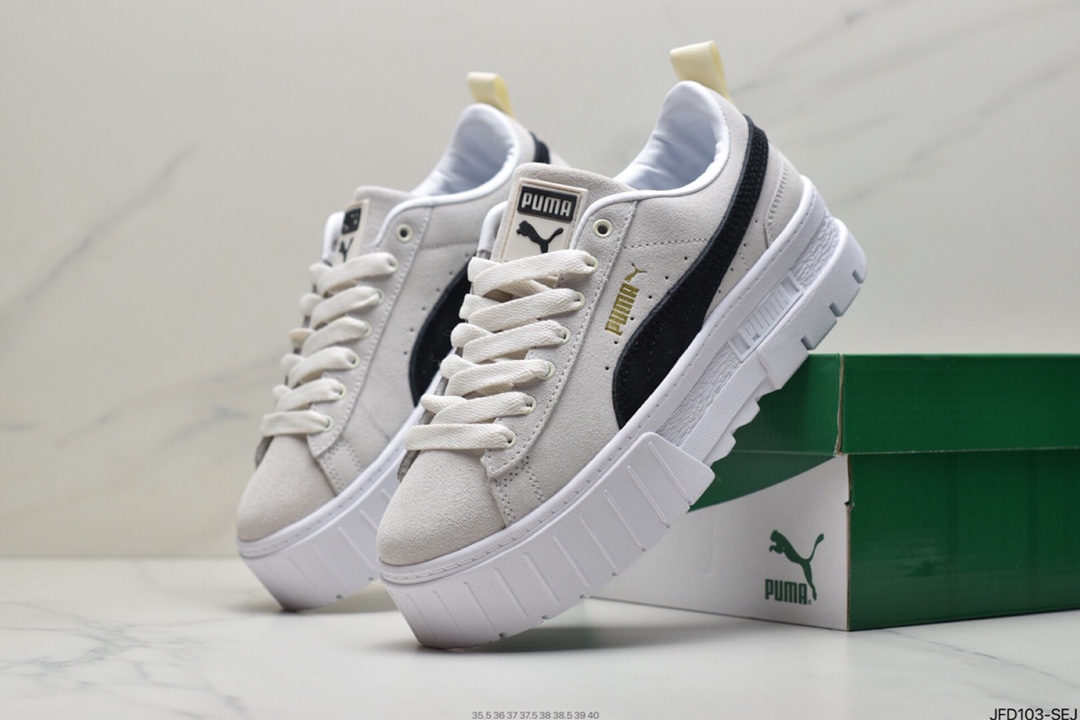 170  Basket Platform 蕾哈娜二代 休闲松糕鞋 380784-01