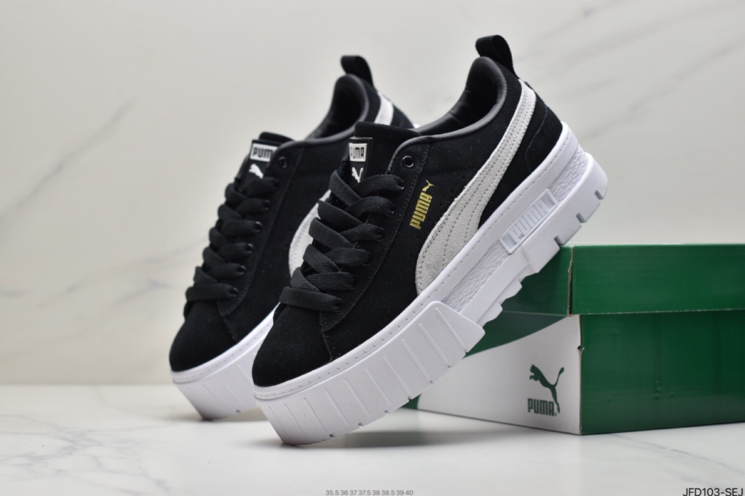 170  Basket Platform 蕾哈娜二代 休闲松糕鞋 380784-01