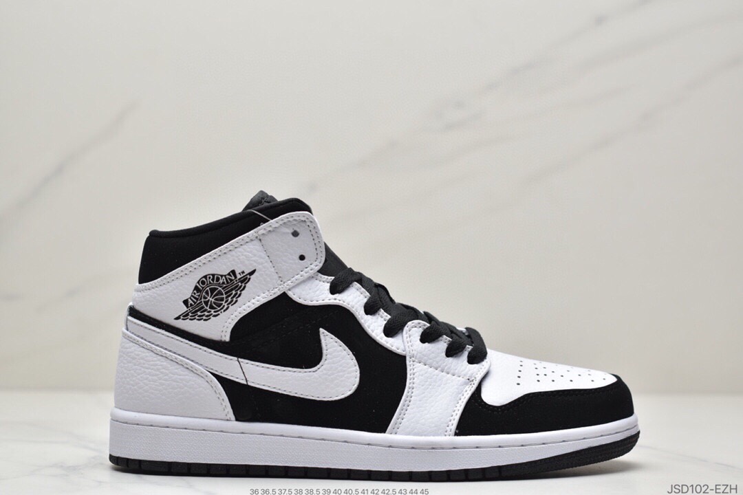 200 Air Jordan 1 Mid ”Obsidian”黑曜石 乔一中邦 554724-174