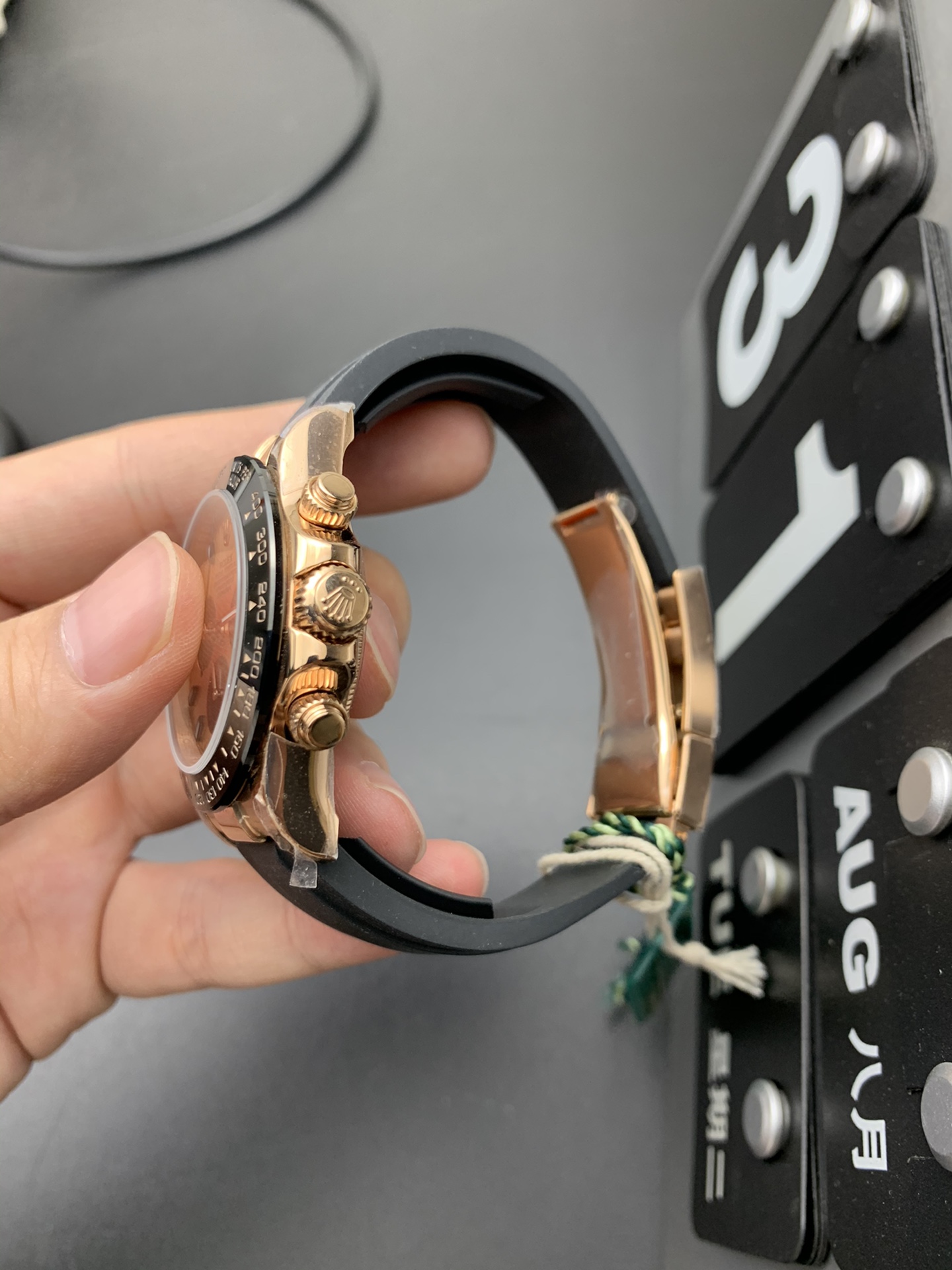 Rolex 7750玫瑰金迪
