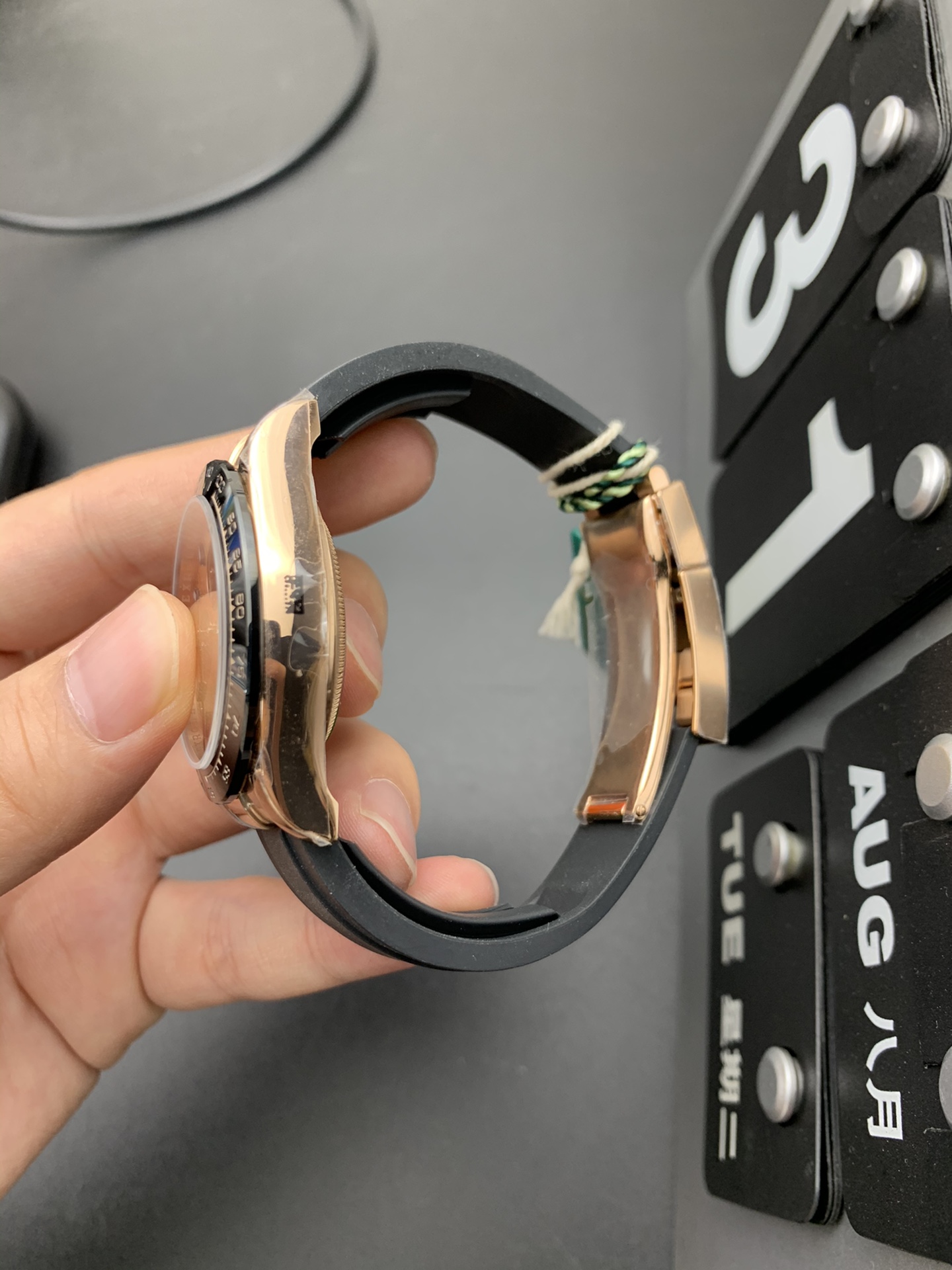 Rolex 7750玫瑰金迪