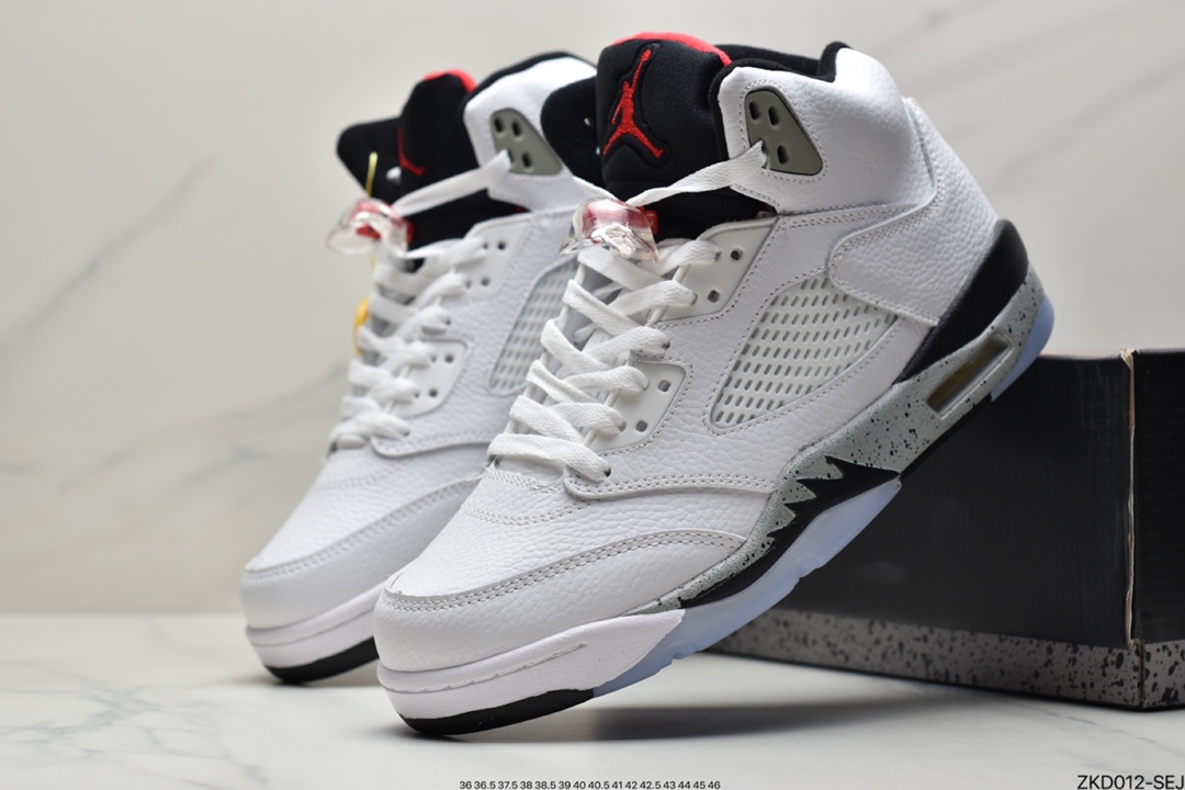 270 耐克 Air Jordan 5 Retro “Stealth 2.0”（GS）白蓝 AJ5 乔5 潮流时尚 440888-140