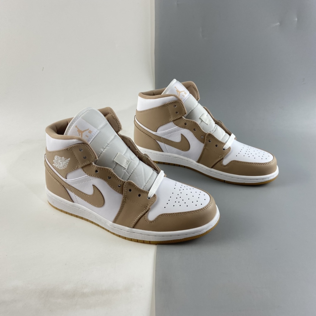 P260  Air Jordan 1 Mid AJ1 乔1 中帮百搭休闲运动板鞋 554724-271