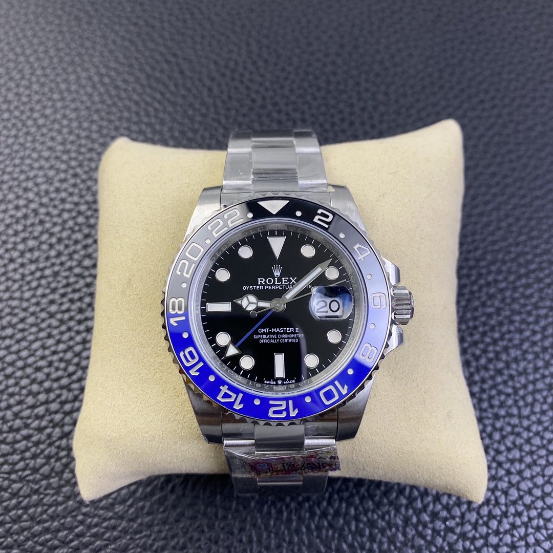 Rolex Gmt Master Relógio Preto Azul