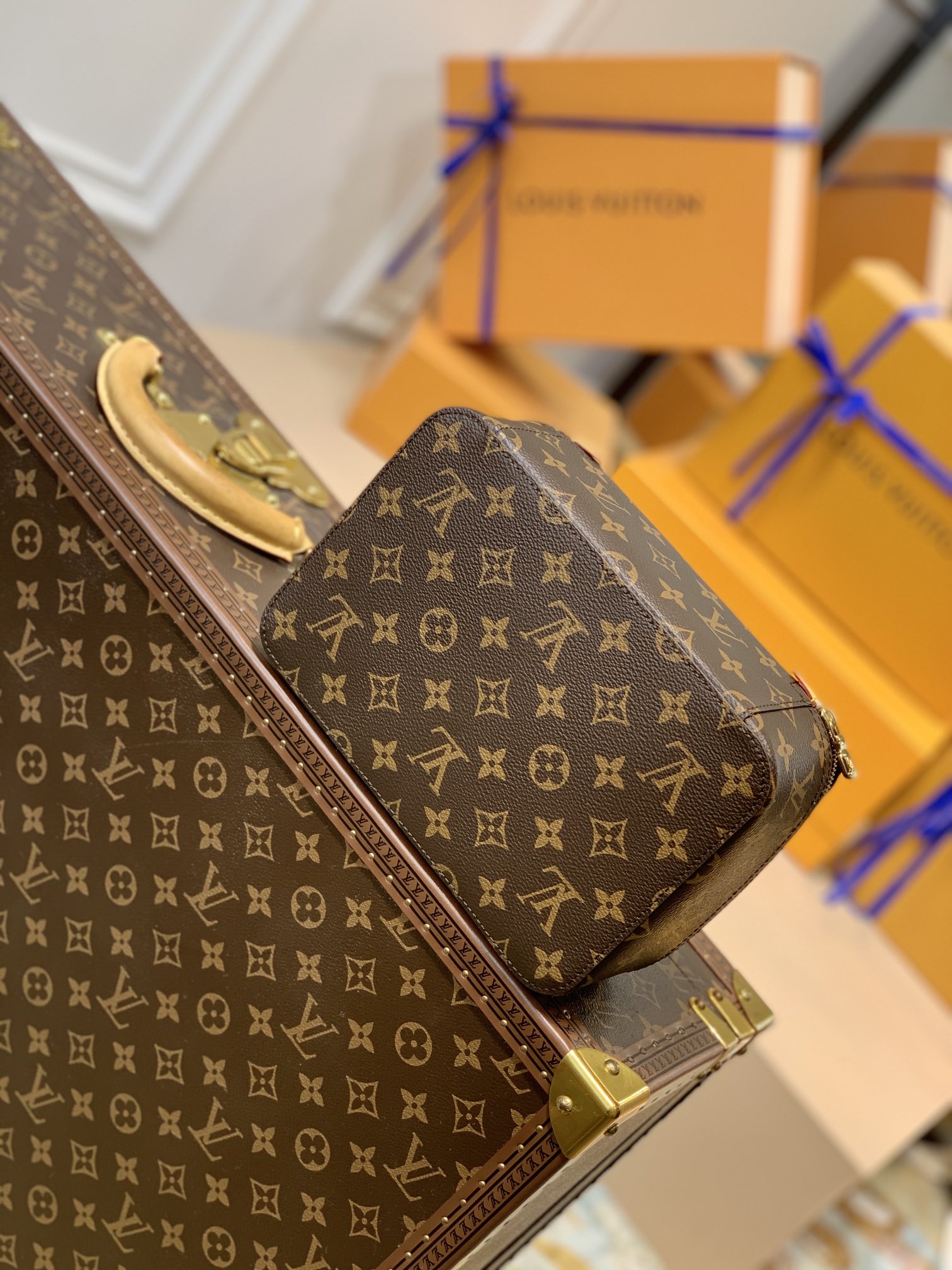 Louis Vuitton M43689 LV Packing Cube MM in Monogram canvas