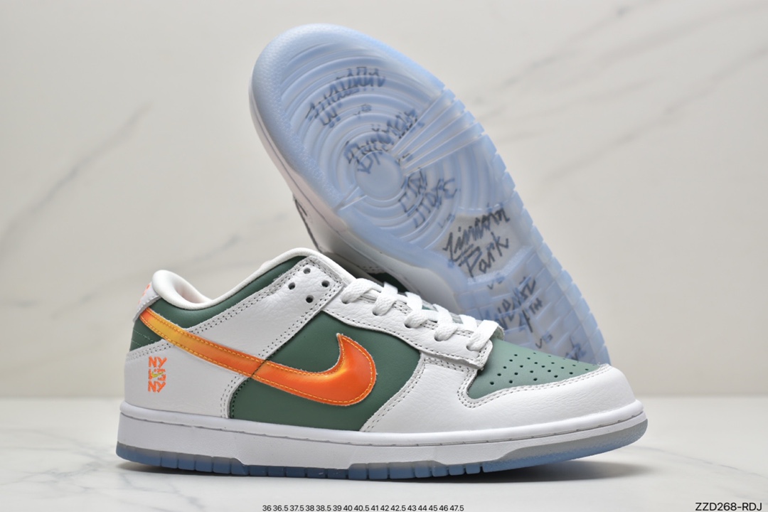 250 耐克NK Dunk Low’NY vs. NY】采用鼠尾草绿色皮革制成 DN2489-300