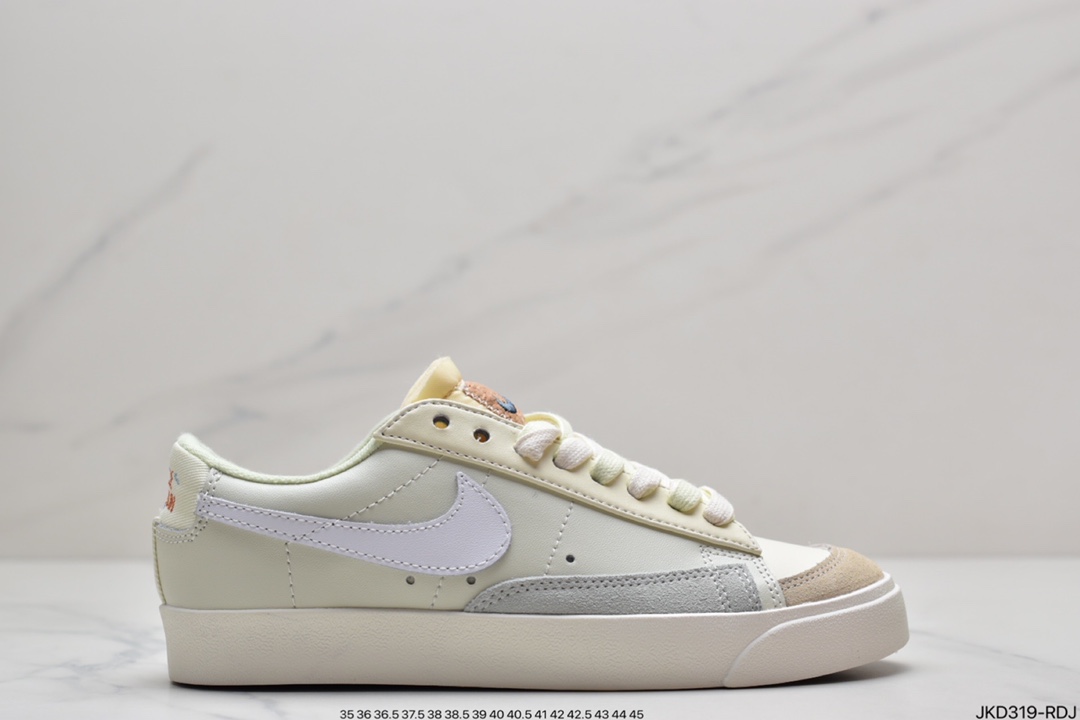 160 NIKE Blazer Low ’1977 Vintage”White/Light Blue/Grey”板鞋DM7186