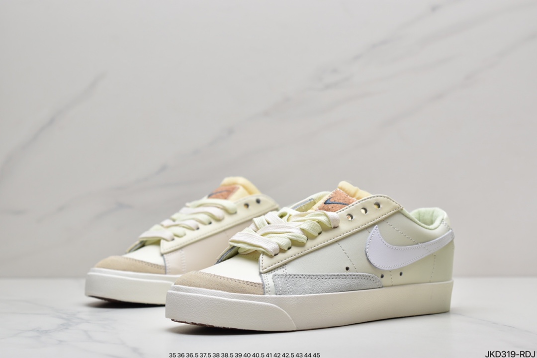 160 NIKE Blazer Low ’1977 Vintage”White/Light Blue/Grey”板鞋DM7186