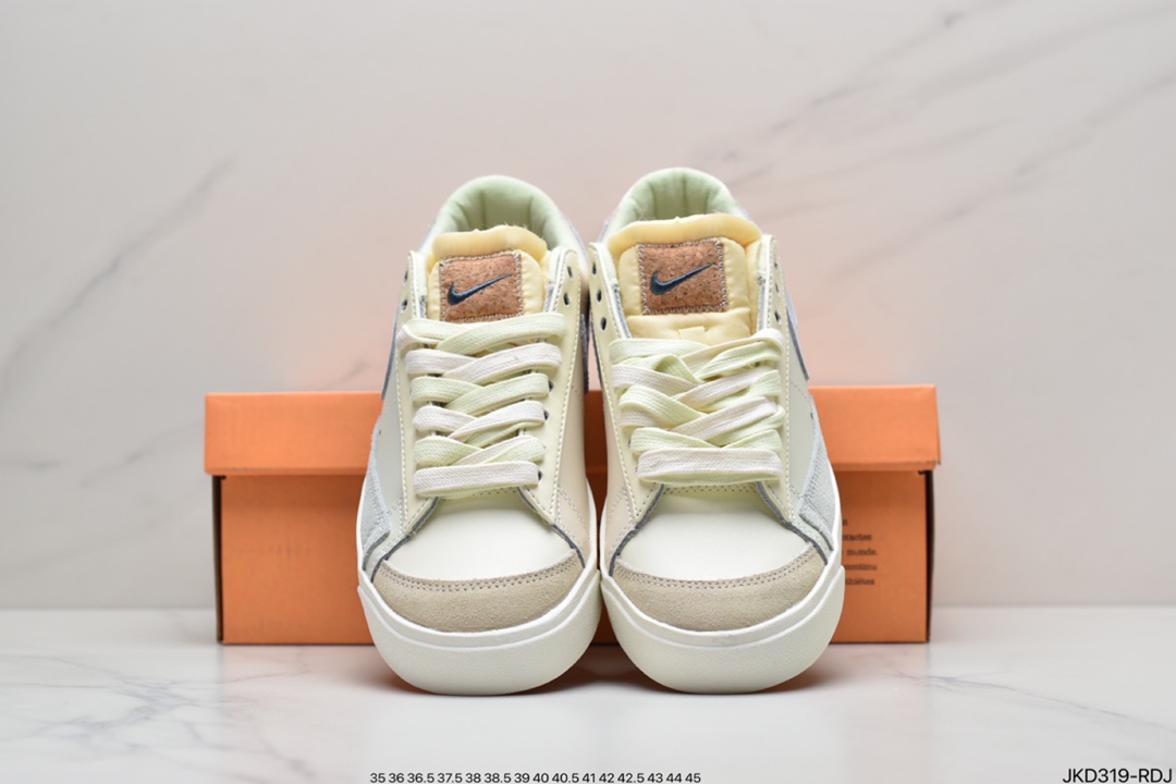 160 NIKE Blazer Low ’1977 Vintage”White/Light Blue/Grey”板鞋DM7186