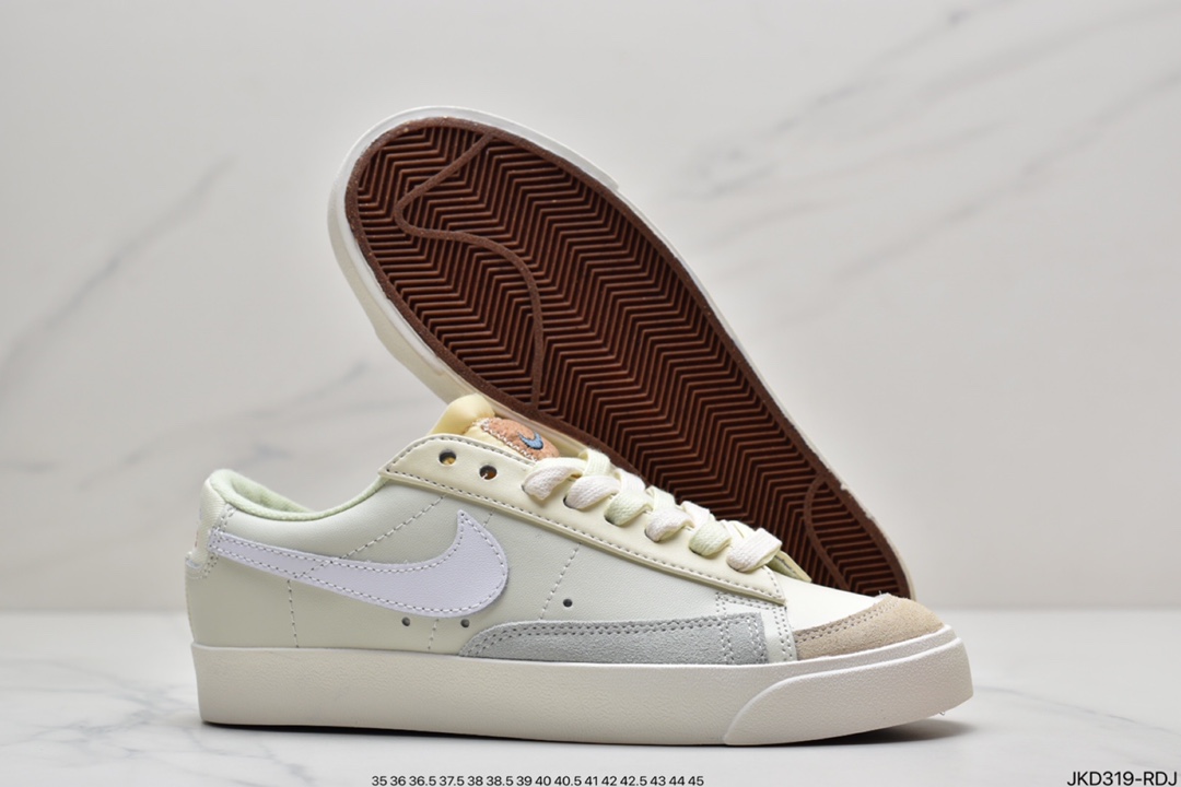160 NIKE Blazer Low ’1977 Vintage”White/Light Blue/Grey”板鞋DM7186