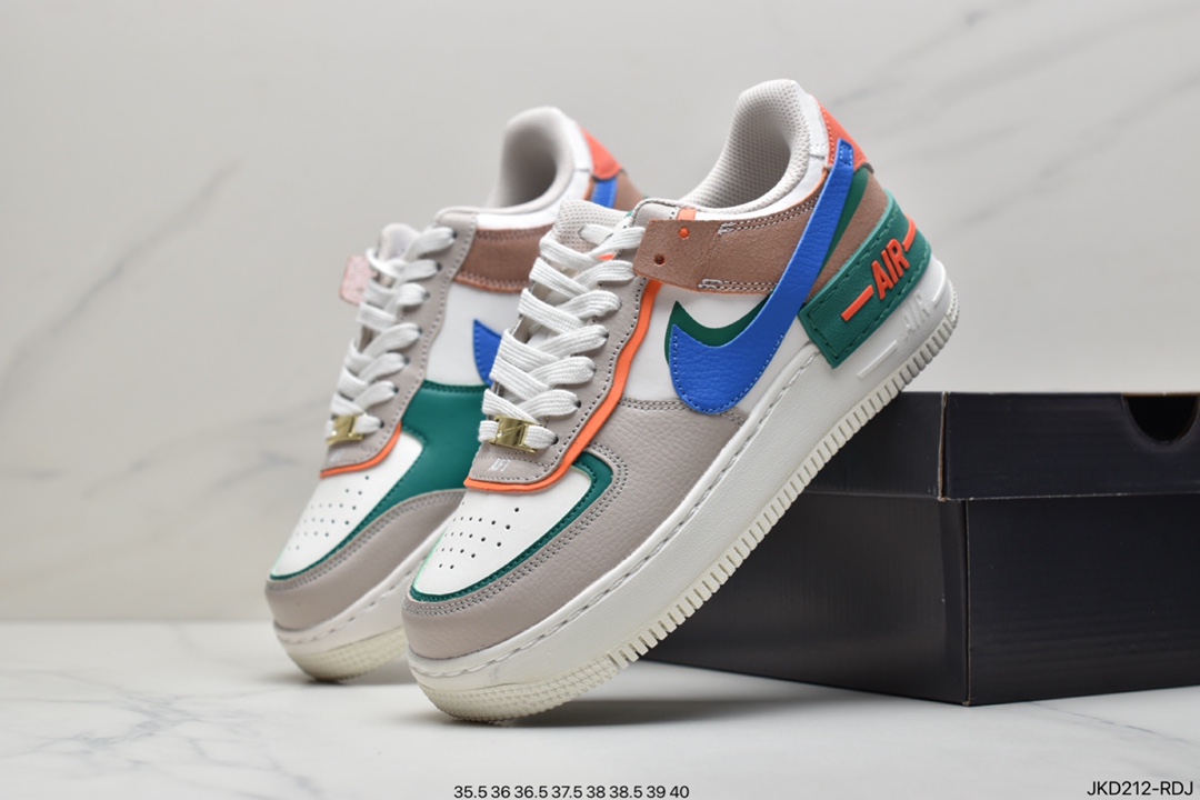 160 耐克Nike WMNS Air Force 1 Shadow空军一号 CI0919-101