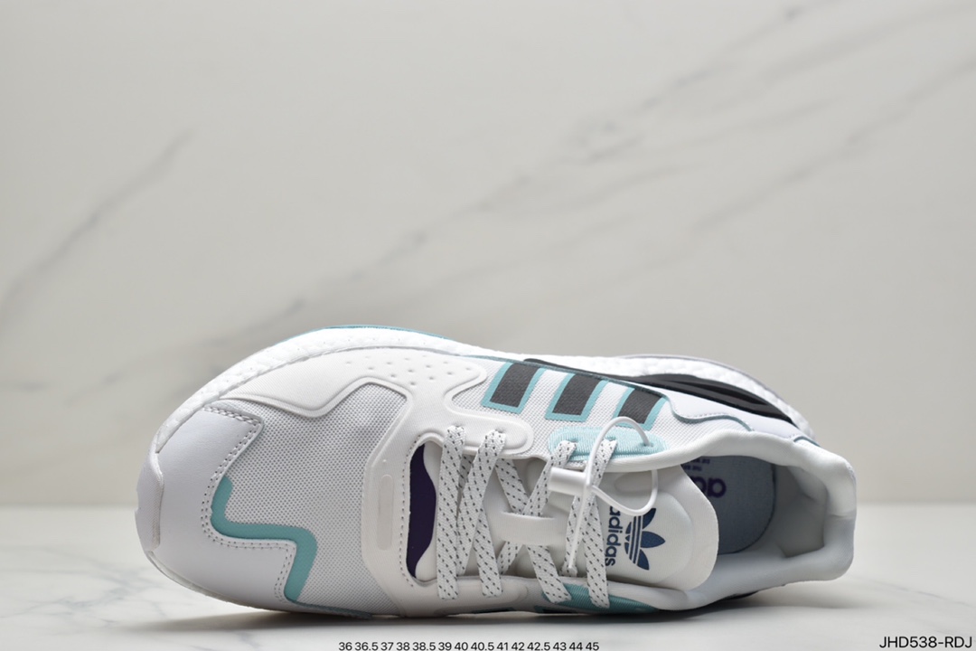190 阿迪达斯Originals 2020 Day Jogger Boost”Grey/LaserReflectiv”跑鞋 GZ2716