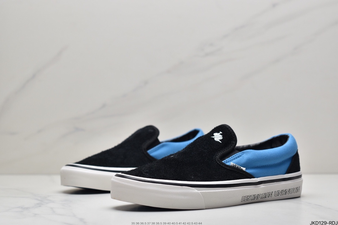 160 万斯Vans Og Classic Slip-On 帆布硫化懒人一脚蹬低帮滑板鞋