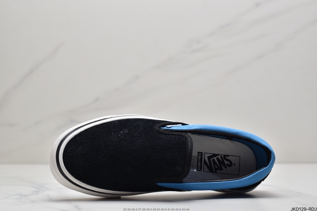 160 万斯Vans Og Classic Slip-On 帆布硫化懒人一脚蹬低帮滑板鞋