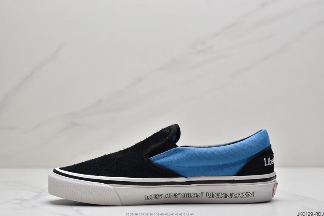 160 万斯Vans Og Classic Slip-On 帆布硫化懒人一脚蹬低帮滑板鞋