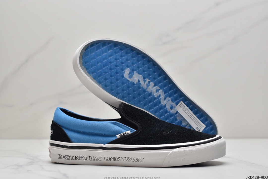 160 万斯Vans Og Classic Slip-On 帆布硫化懒人一脚蹬低帮滑板鞋