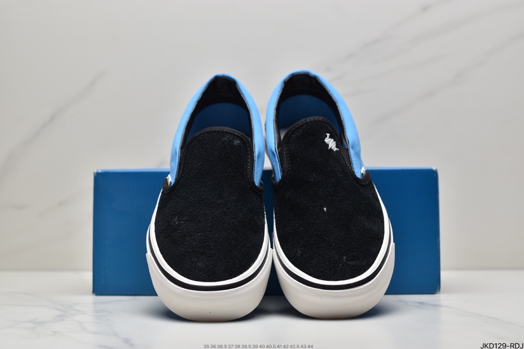 160 万斯Vans Og Classic Slip-On 帆布硫化懒人一脚蹬低帮滑板鞋