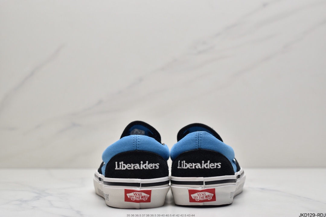 160 万斯Vans Og Classic Slip-On 帆布硫化懒人一脚蹬低帮滑板鞋
