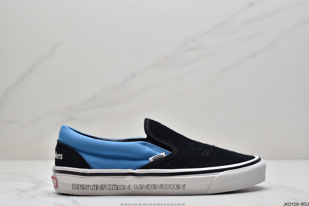 160 万斯Vans Og Classic Slip-On 帆布硫化懒人一脚蹬低帮滑板鞋