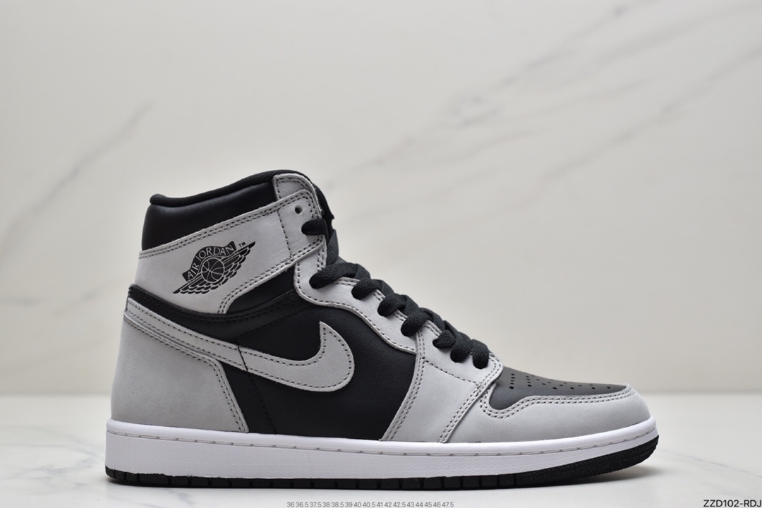 250 Air Jordan 1 Retro High OG 黑灰 555088-035
