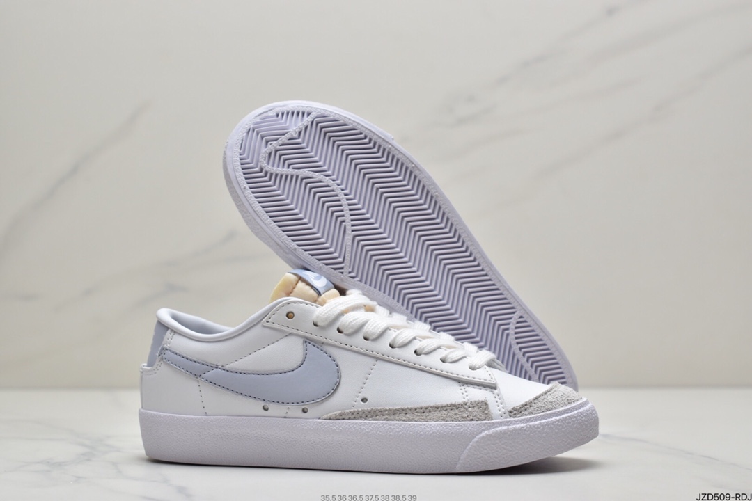 140 耐克Blazer Low ’1977 Vintage”White/Light Blue/Grey” DC4769-105